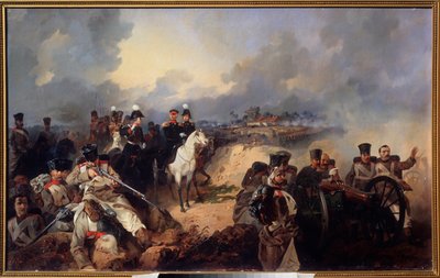 The Battle of Montmirail, 11th February 1814 by Mikhail Osipovich Mikeshin